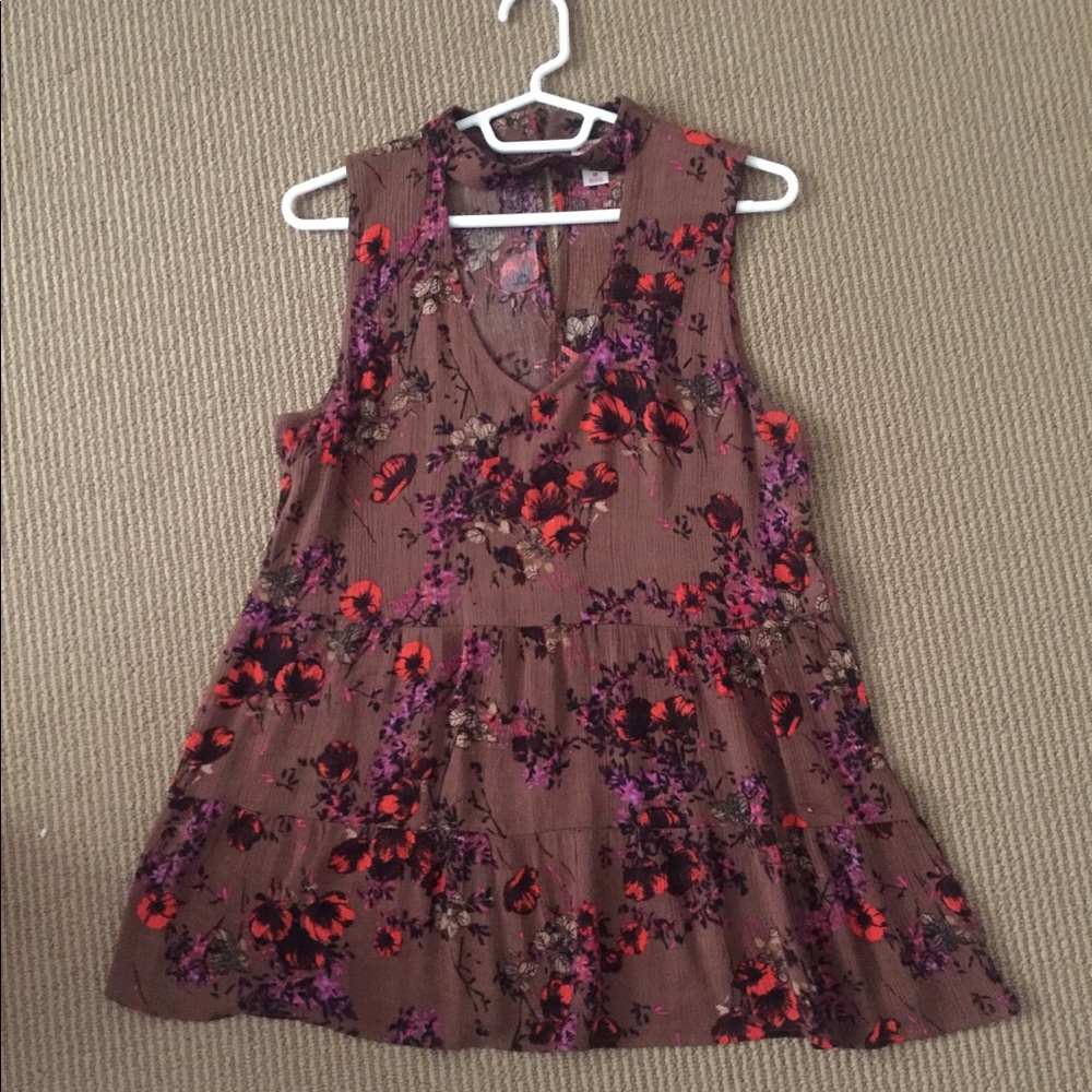 Floral tank top
